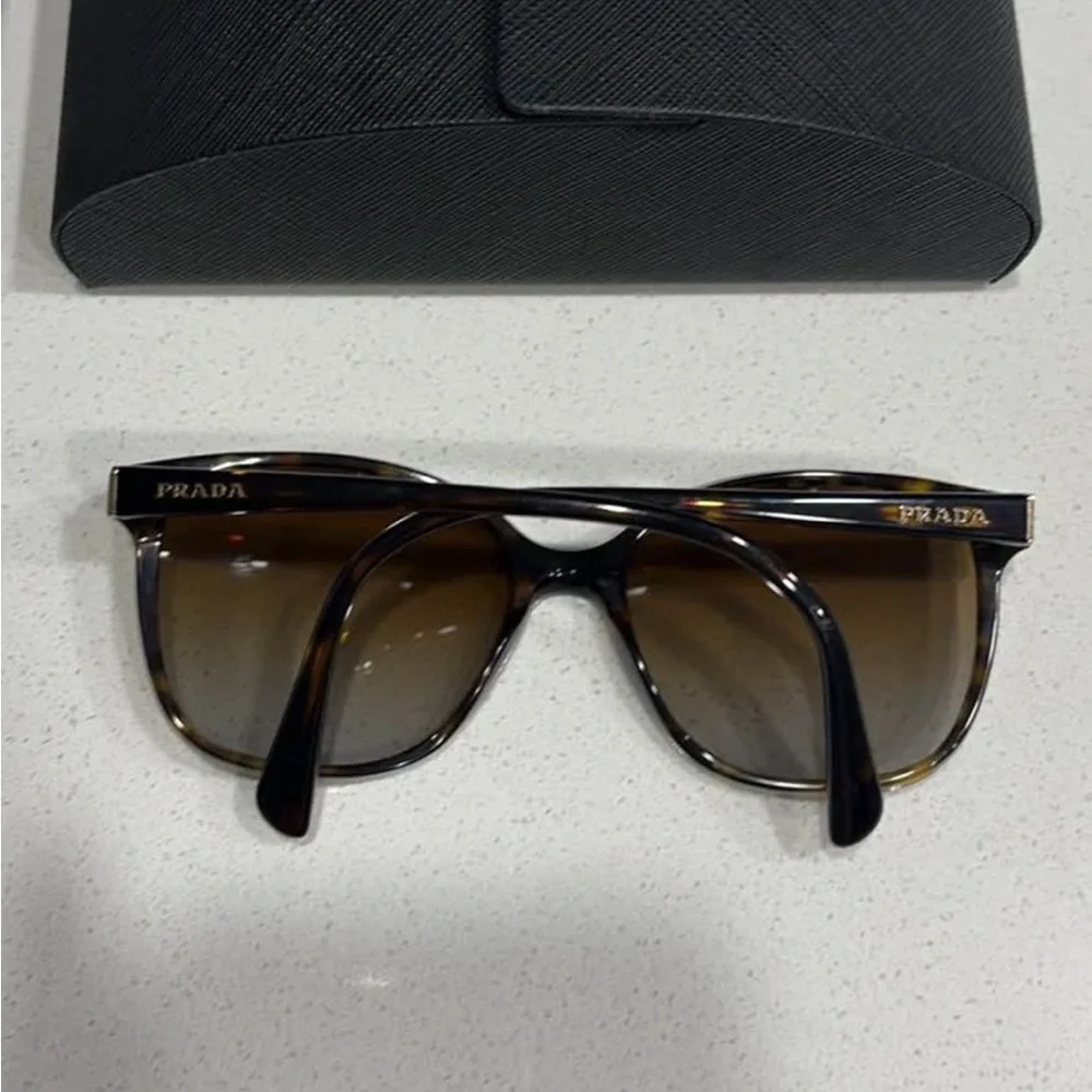 Prada Tortoise Shell Sunglasses - Picture 3 of 4